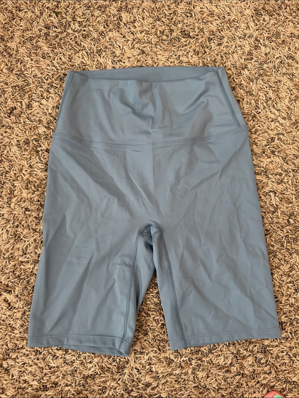 Lululemon 6” High-Waist Blue Women's Bike Shorts